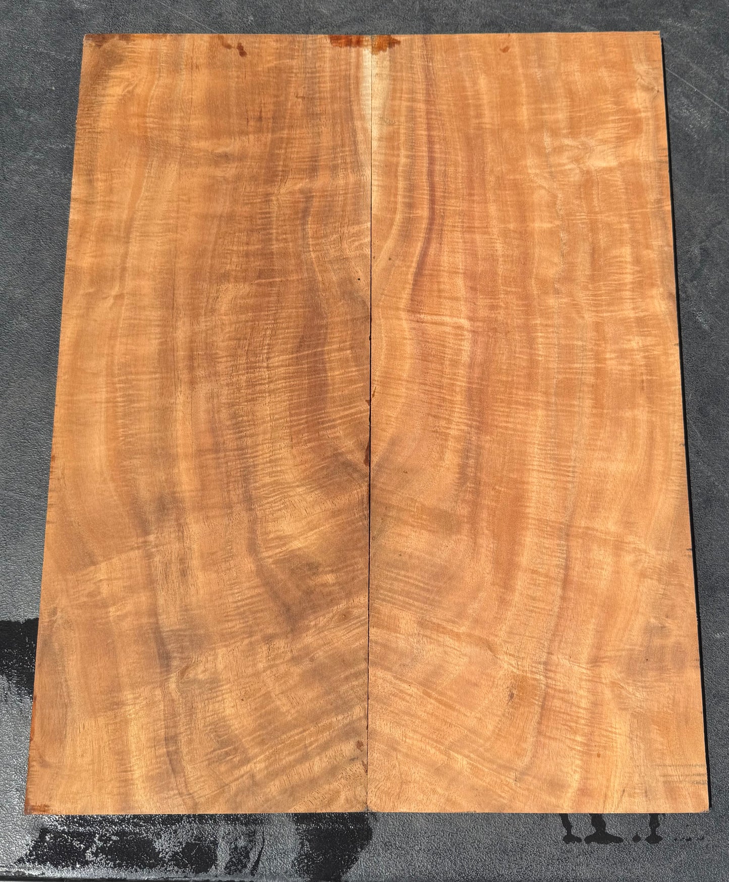 Hawaiian Curly Koa Guitar Top / Guitar Set #14782
