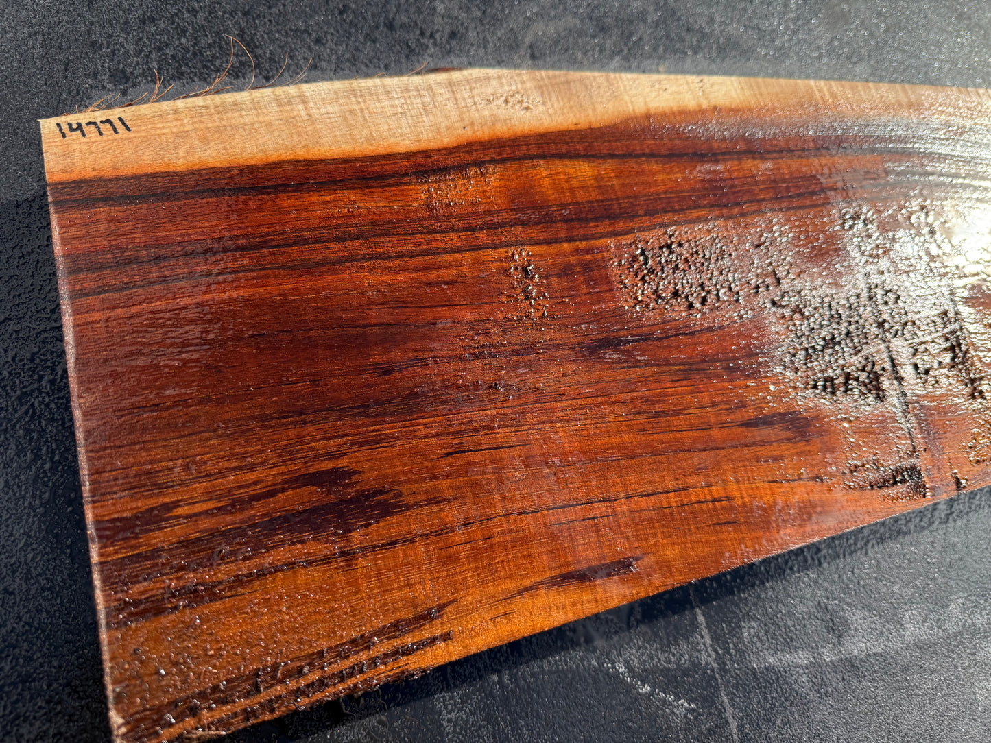 Hawaiian Curly Koa Board / Guitar Billet #14771