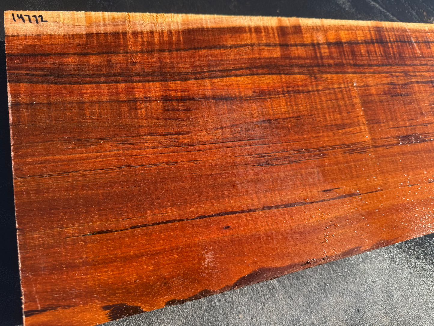 Hawaiian Curly Koa Board / Guitar Billet #14772