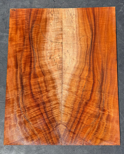 Hawaiian Curly Koa Guitar Top / Guitar Set #14781