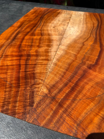 Hawaiian Curly Koa Guitar Top / Guitar Set #14781