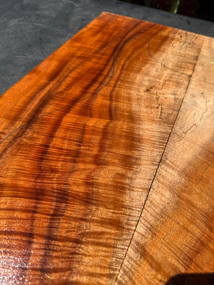 Hawaiian Curly Koa Guitar Top / Guitar Set #14781