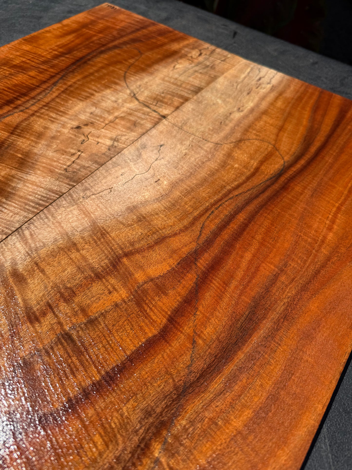 Hawaiian Curly Koa Guitar Top / Guitar Set #14781