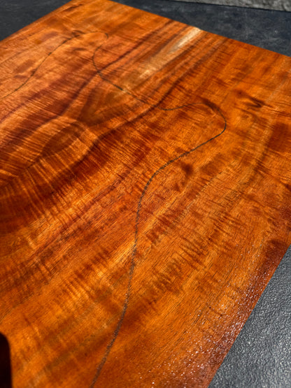 Hawaiian Curly Koa Guitar Top / Guitar Set #14782