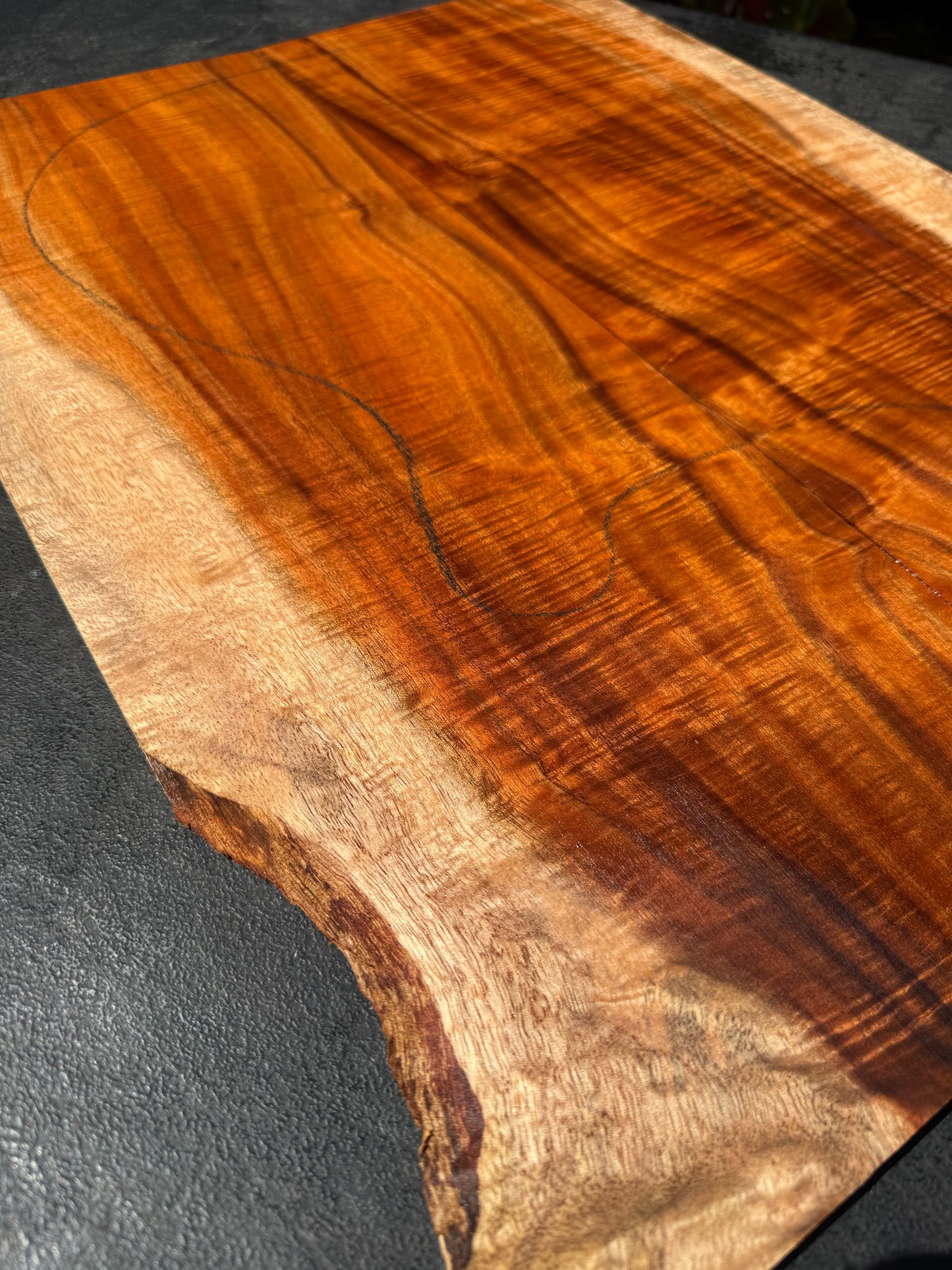Hawaiian Curly Koa Guitar Top / Guitar Set #14787