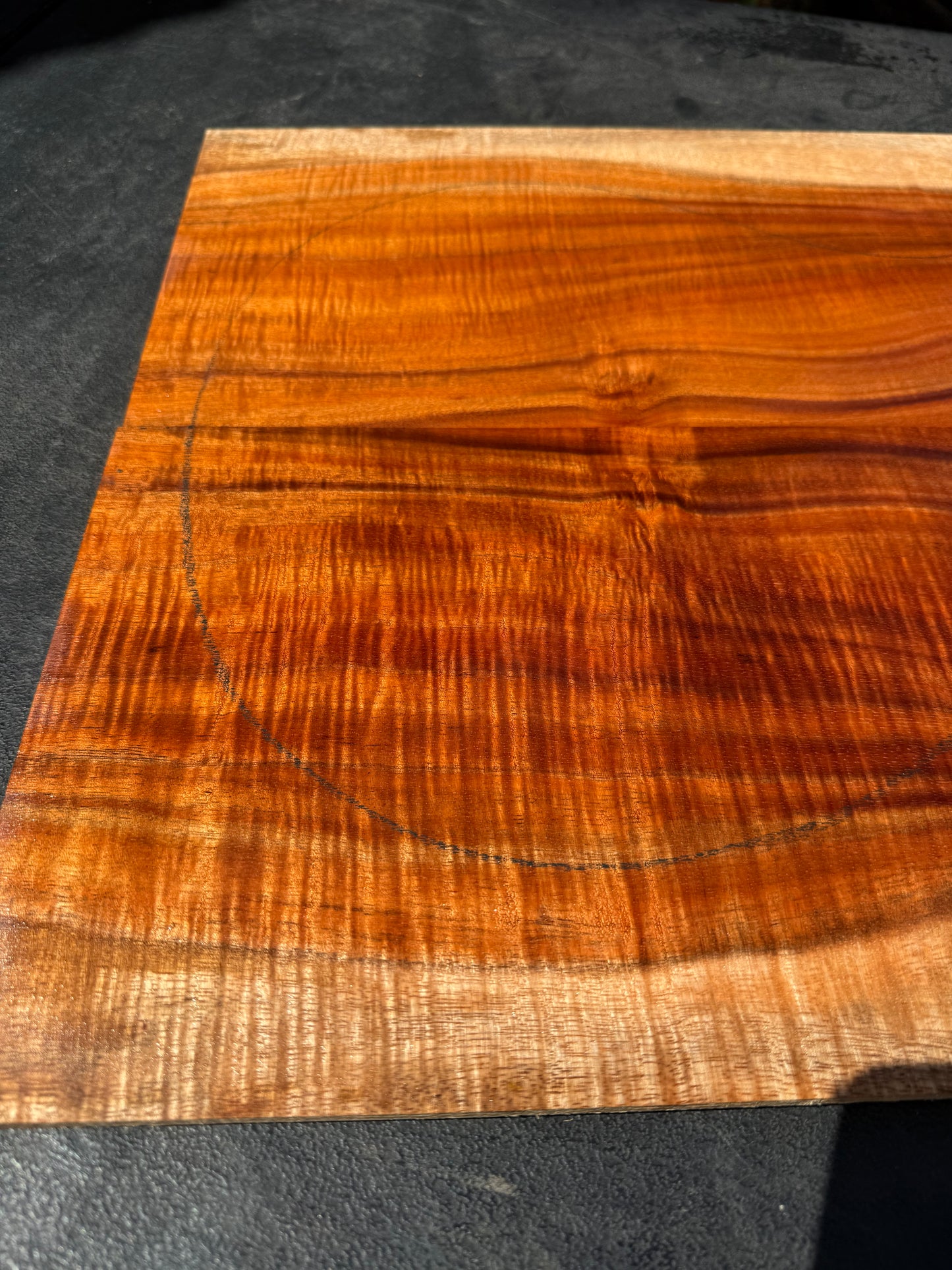 Hawaiian Curly Koa Guitar Top / Guitar Set #14787