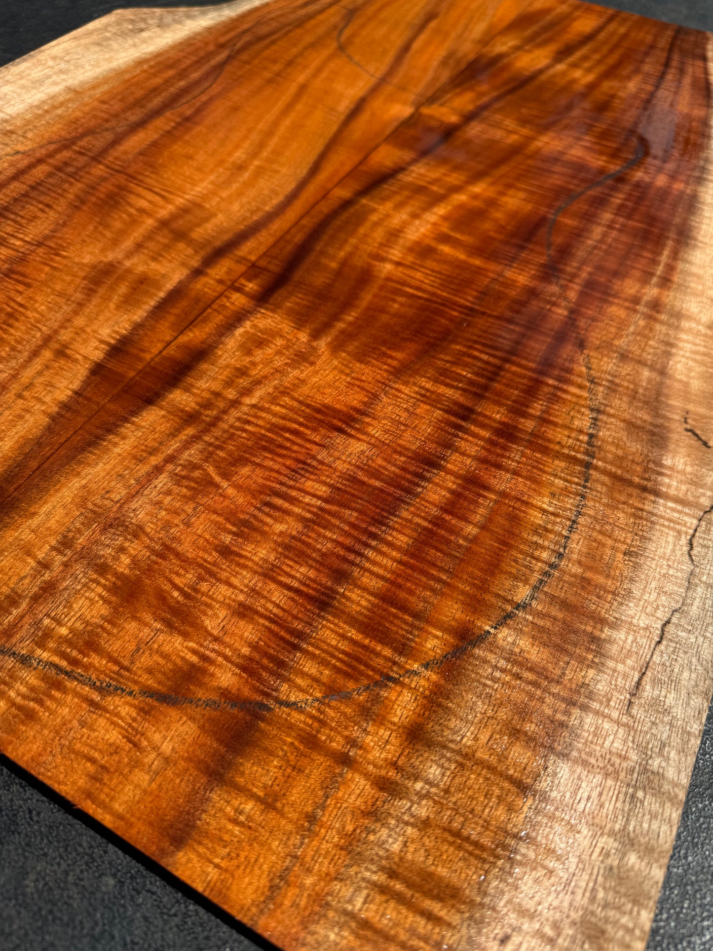 Hawaiian Curly Koa Guitar Top / Guitar Set #14788