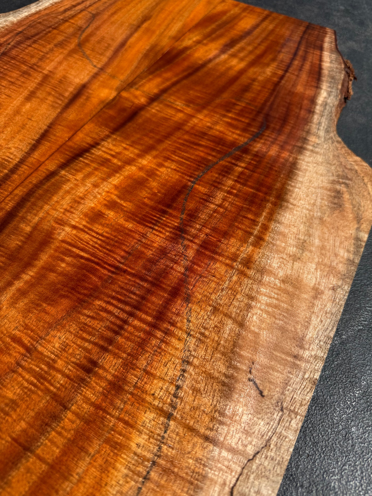 Hawaiian Curly Koa Guitar Top / Guitar Set #14788