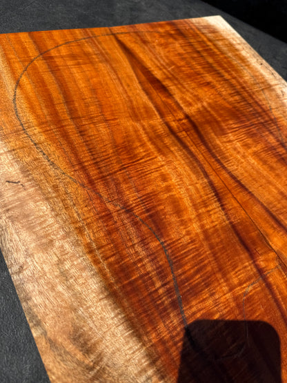 Hawaiian Curly Koa Guitar Top / Guitar Set #14788