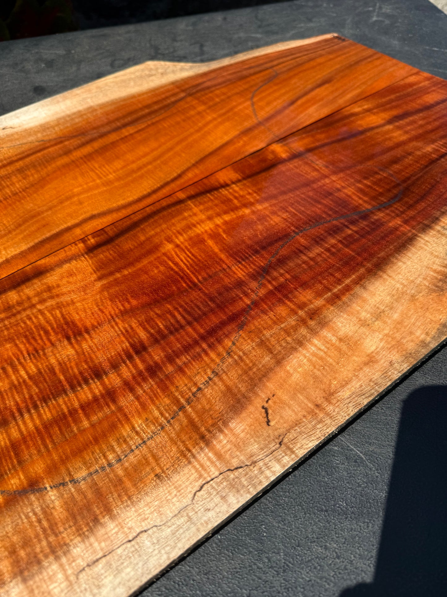 Hawaiian Curly Koa Guitar Top / Guitar Set #14788