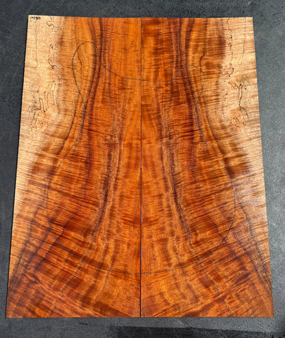 Hawaiian Curly Koa Guitar Top / Guitar Set #14780