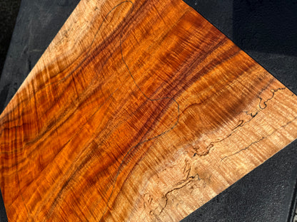 Hawaiian Curly Koa Guitar Top / Guitar Set #14780