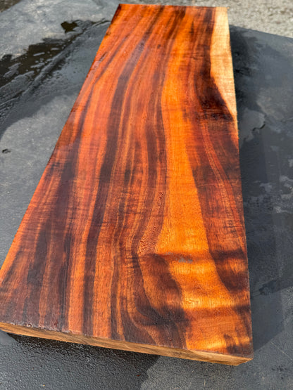 Hawaiian Curly Koa Board / Guitar Billet #14792