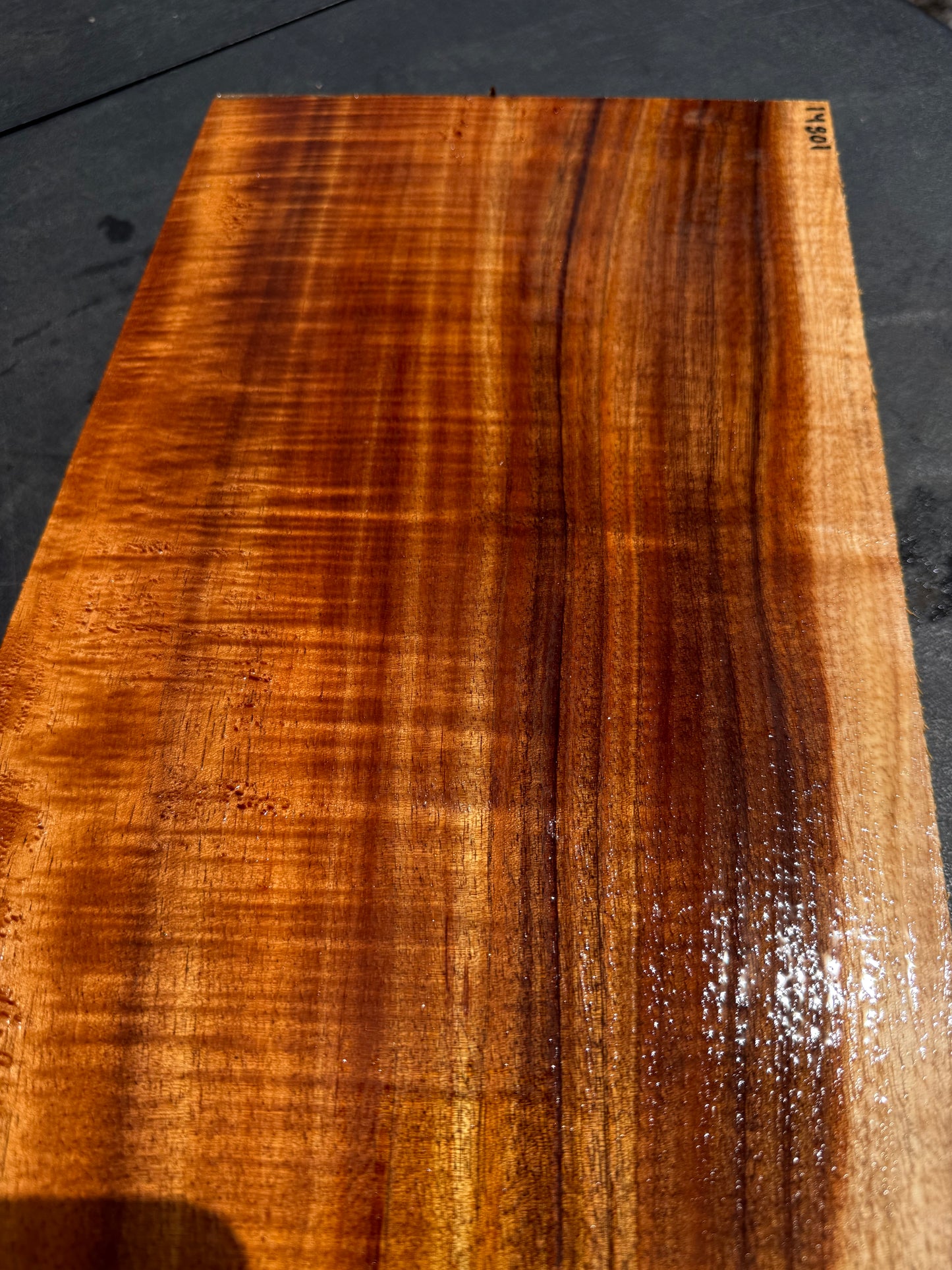 Hawaiian Curly Koa Board / Guitar Billet #14801