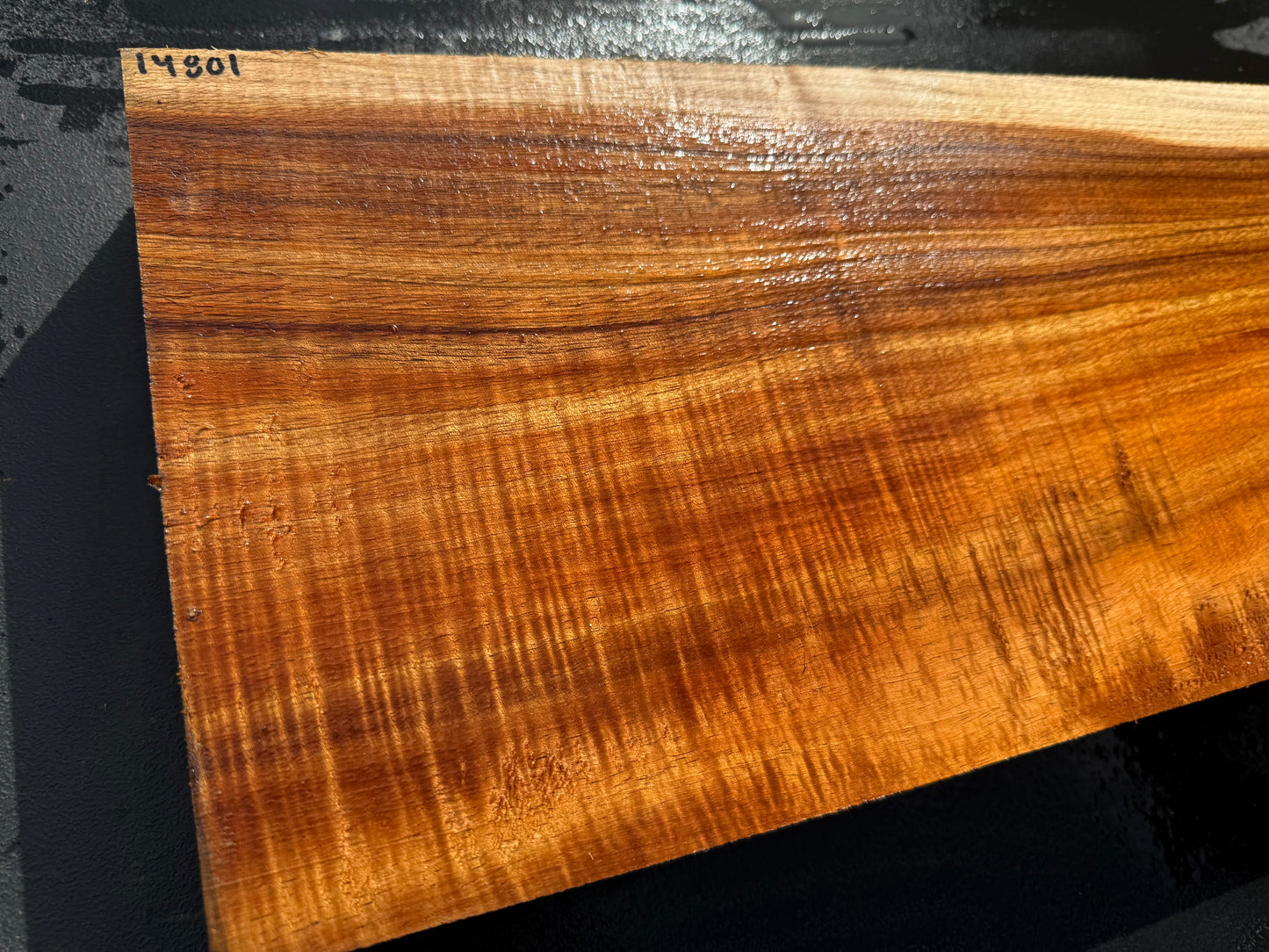 Hawaiian Curly Koa Board / Guitar Billet #14801