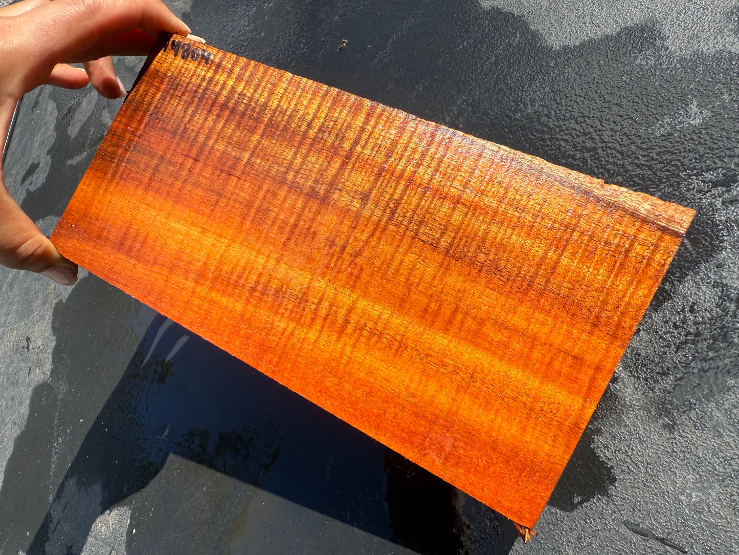 Hawaiian Curly Koa Board #14804