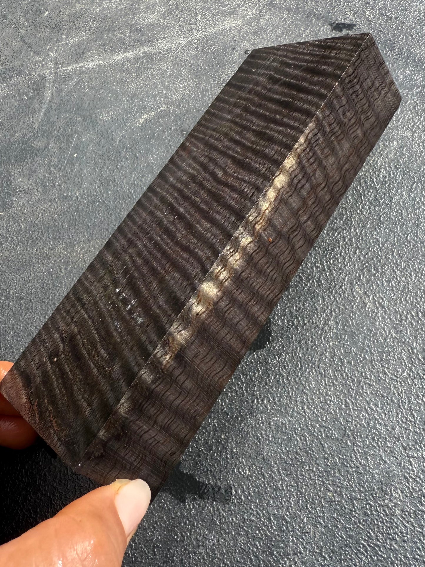 Hawaiian Stabilized Curly Mango Block #KS350