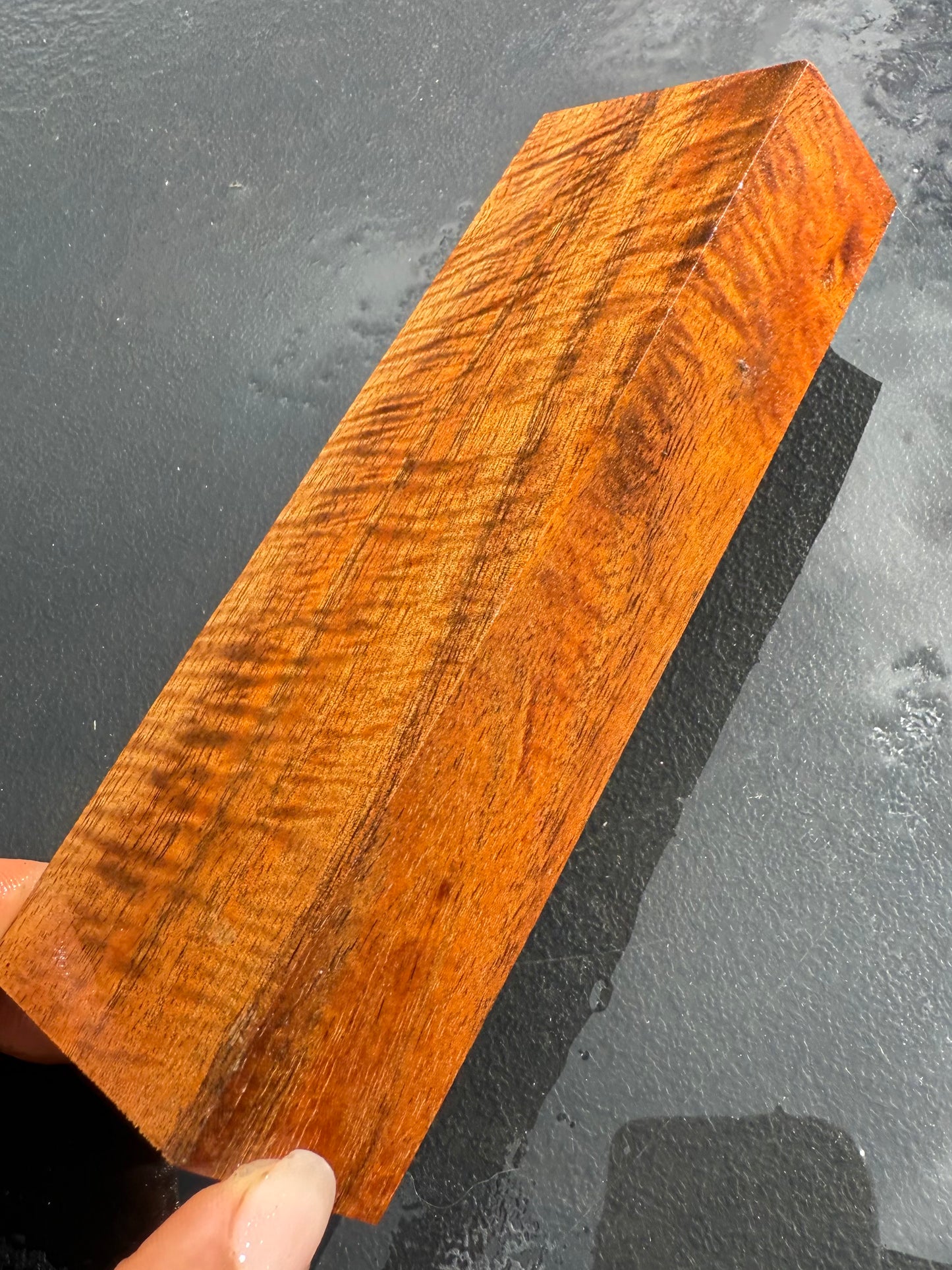 Hawaiian Stabilized Curly Koa Block #KB415