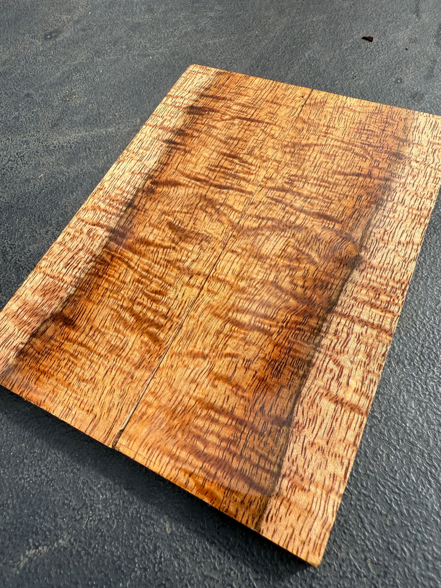 Hawaiian Stabilized Curly Koa Knife Scales #KS184
