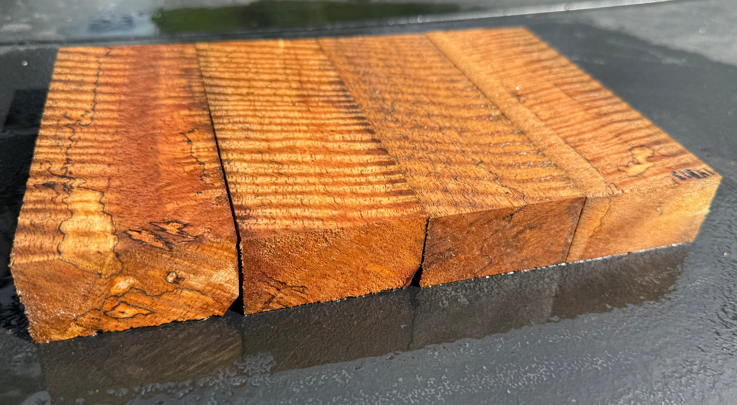Hawaiian Curly Mango Knife Blocks #14813