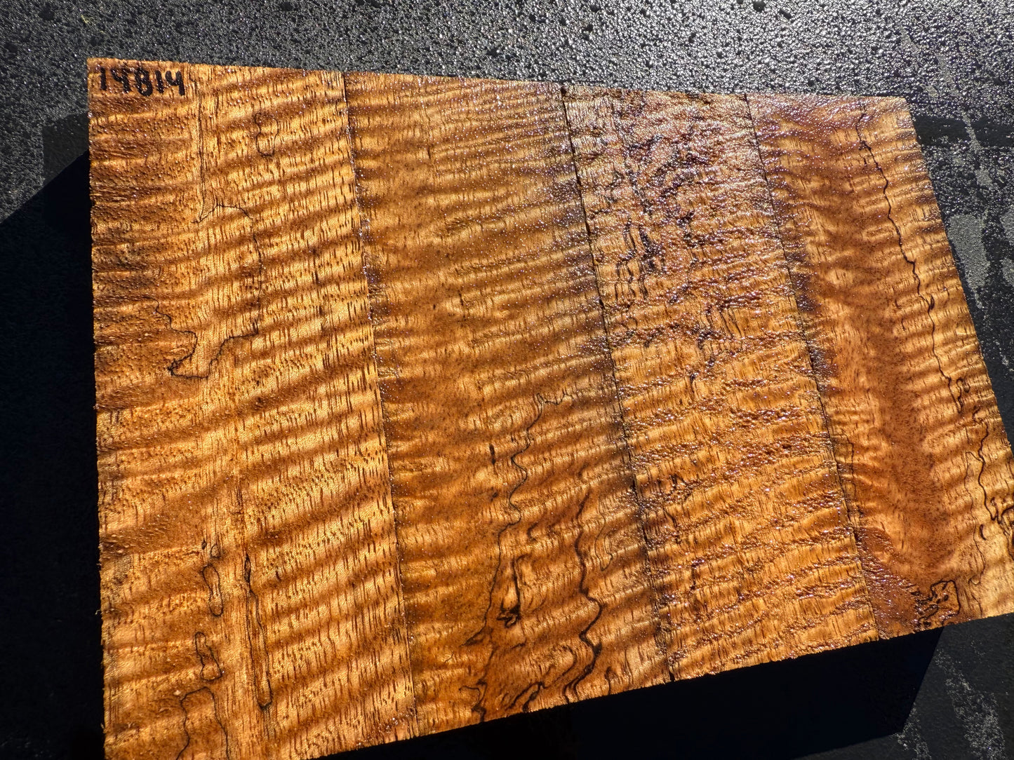 Hawaiian Curly Mango Knife Blocks #14814