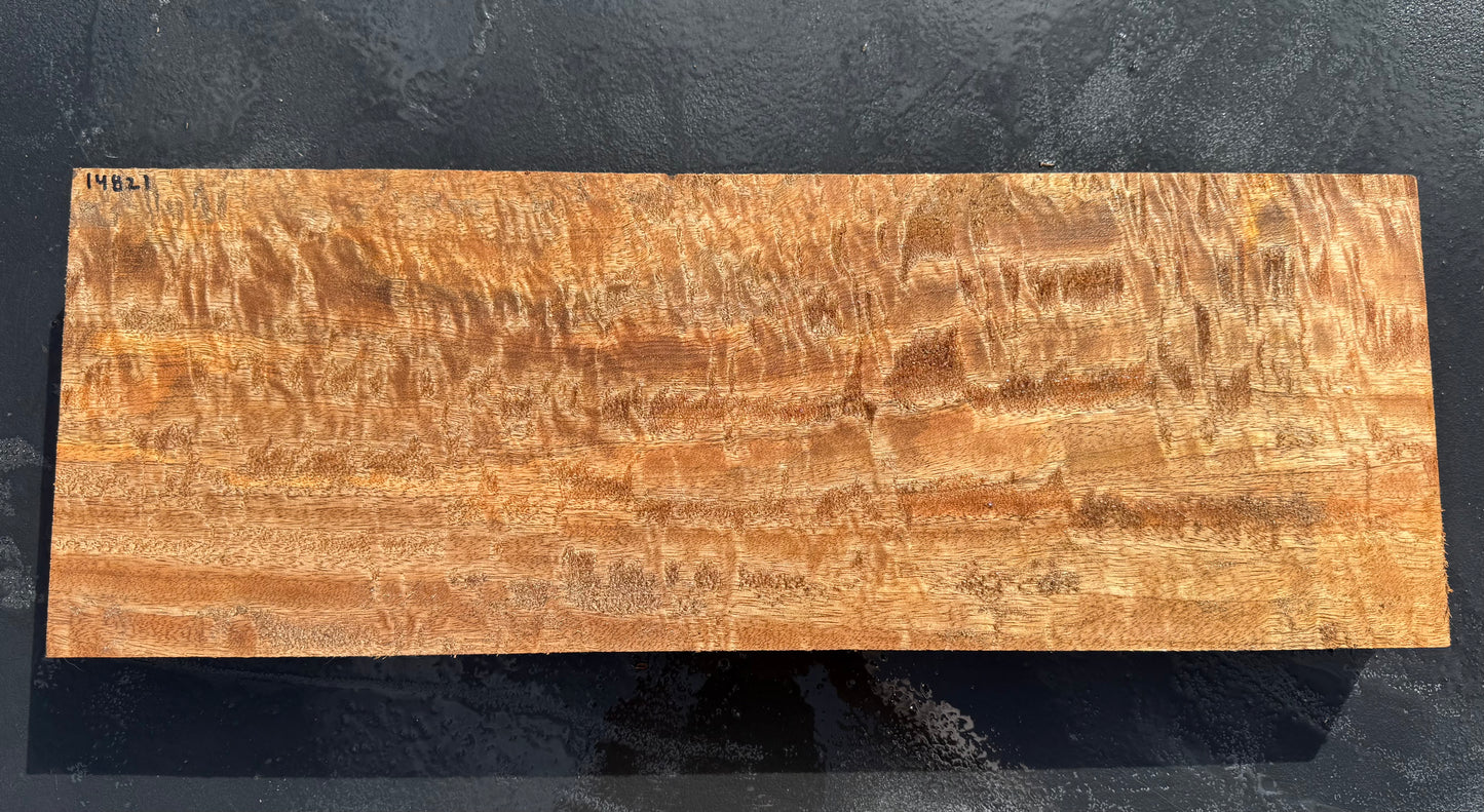 Hawaiian Curly Mango Board / Guitar Billet #14821