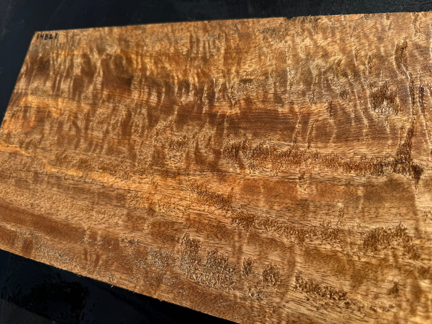 Hawaiian Curly Mango Board / Guitar Billet #14821