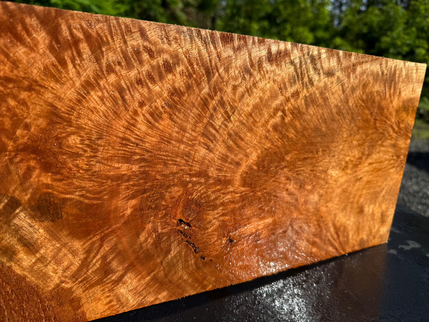Hawaiian Curly Mango Board / Guitar Billet #14823