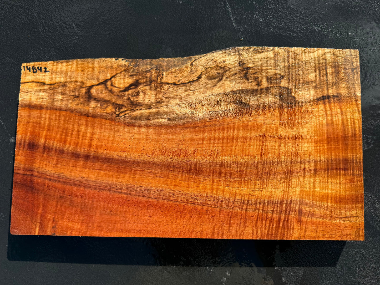 Hawaiian Curly Koa Board #14842