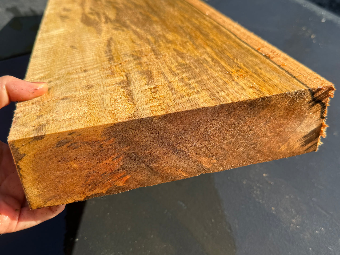 Hawaiian Curly Mango Board / Guitar Billet #14876