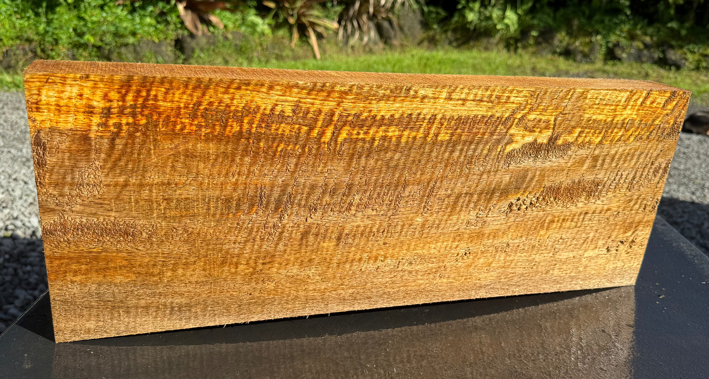 Hawaiian Curly Mango Board / Guitar Billet #14876
