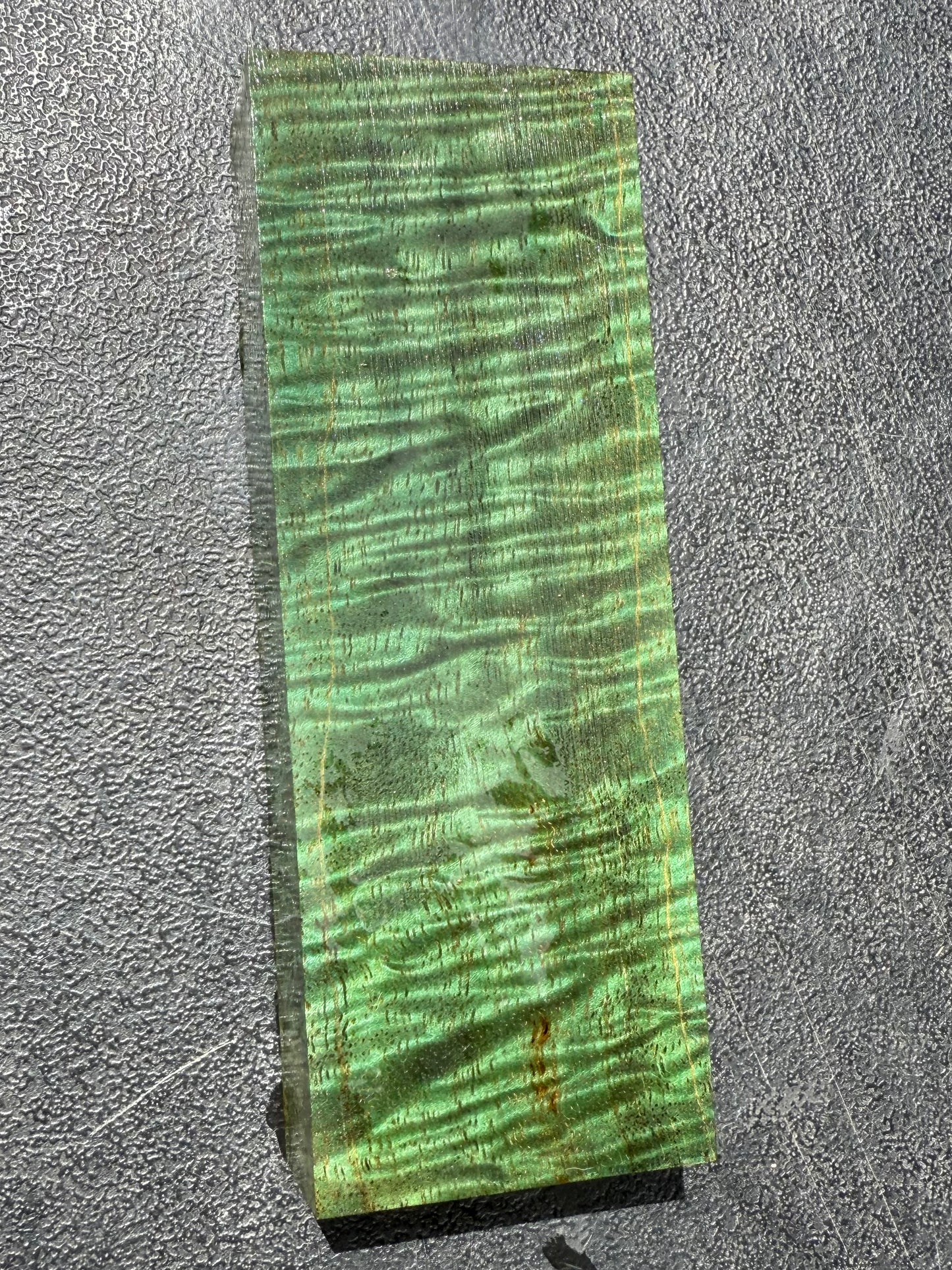 Hawaiian Stabilized Spalted Curly Mango Block #MC353