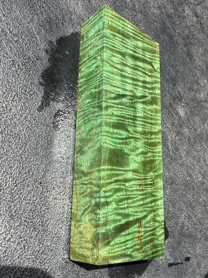 Hawaiian Stabilized Spalted Curly Mango Block #MC353