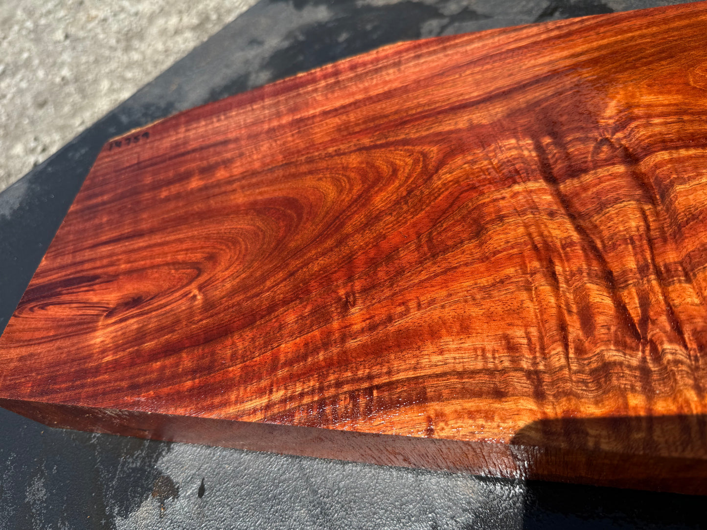 Hawaiian Curly Koa Board / Guitar Billet #14759